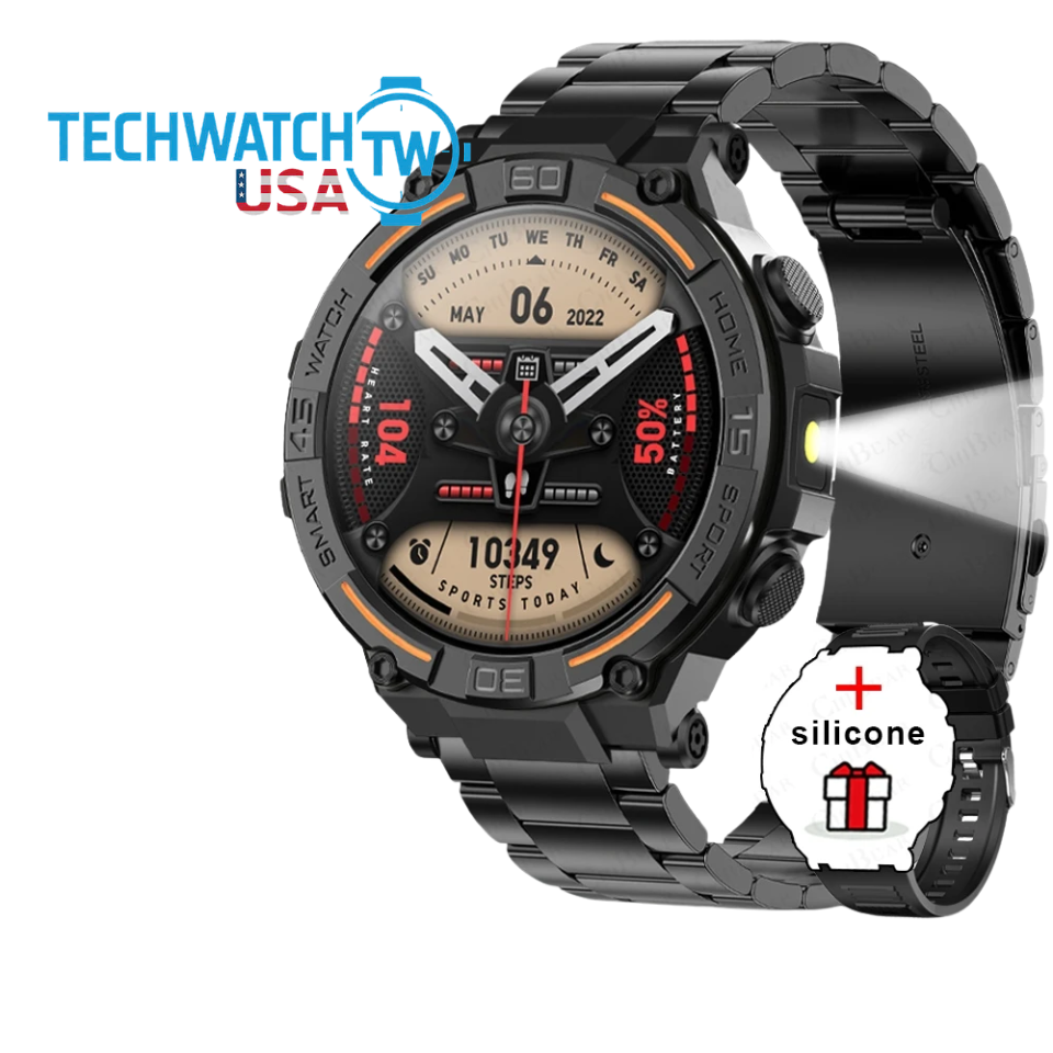 SP5 2025 New Military Outdoor Smart Watch