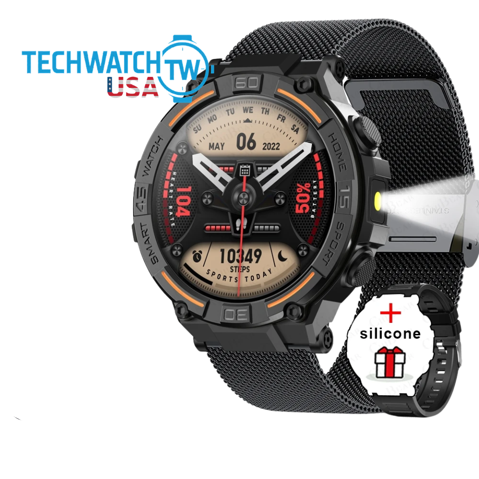 SP5 2025 New Military Outdoor Smart Watch